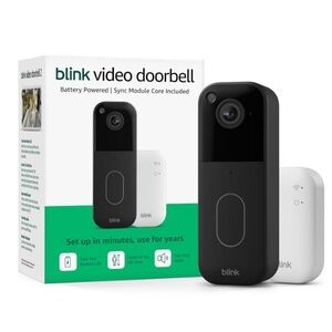 Blink Video Doorbell (newest model)Head-to-toe HD view, two-year battery life